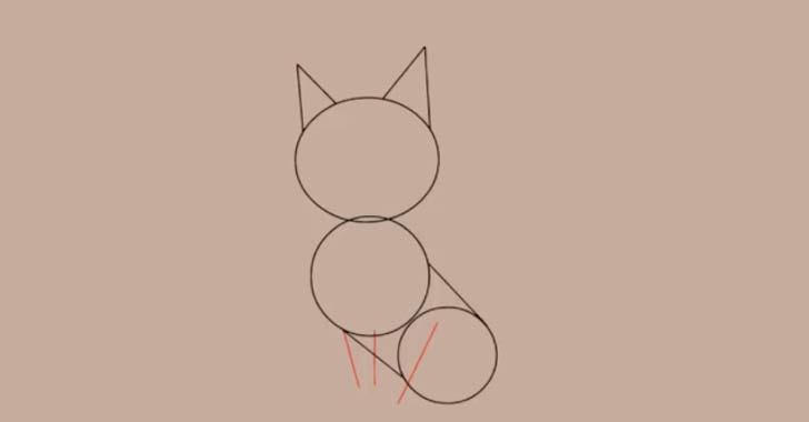 Как нарисовать мультипликационного кота фото