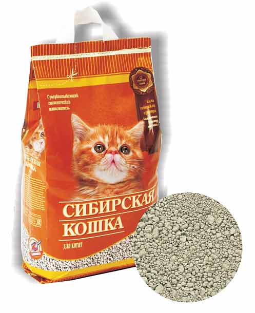 Наполнитель Сибирская кошка Для котят впитывающий