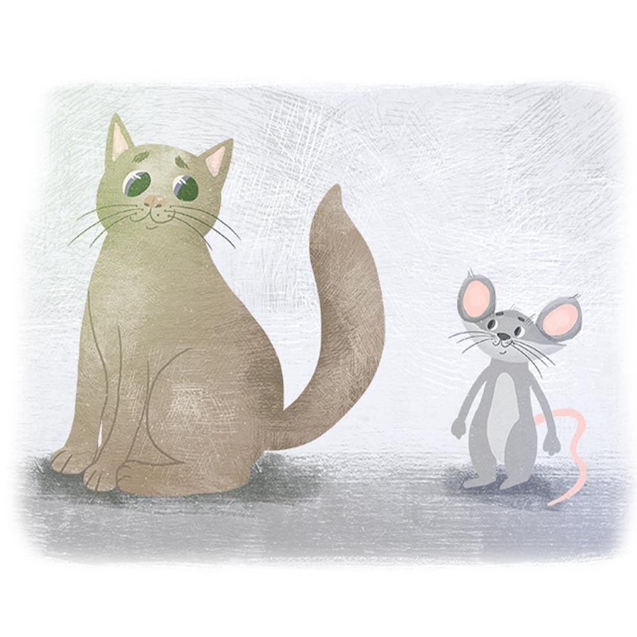 Сказка про кошку Дружба кошки и мышки фото